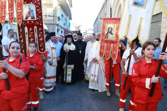 Procesión del Corpus Christi en Líbano