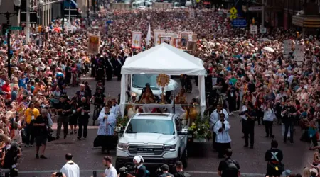 La procesión eucarística en Indianápolis 21072024