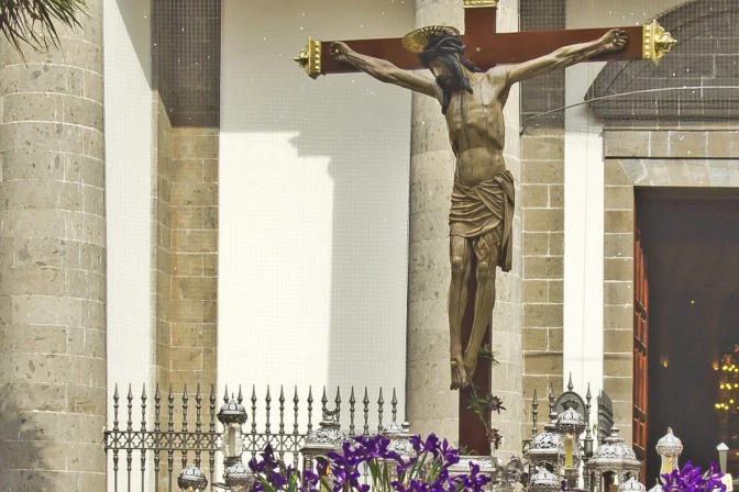 Imagen del Santo Cristo de La Laguna (Tenerife, España).