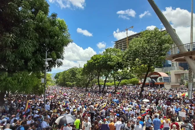 Protesta en Caracas