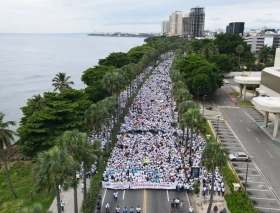 Así se vivió la multitudinaria caminata por la vida y la familia en República Dominicana