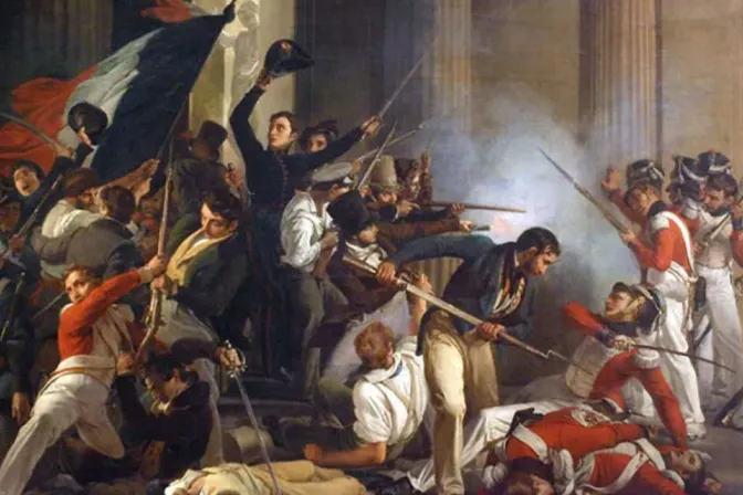 Una imagen de la Revolución Francesa.