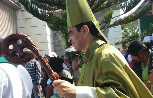 El obispo Rolando Álvarez, ganador del Premio Libertas Internacional 2024. En la imagen, cuando estaba en Matagalpa en 2018. Crédito: Diócesis de Matagalpa.