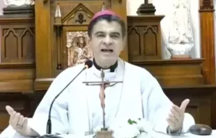 Mons. Rolando Álvarez. Crédito: Diócesis de Matagalpa.