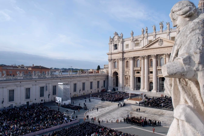 Imagen referencial de la Plaza de San Pedro del Vaticano