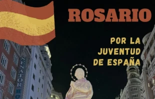 Rosario por la Juventud de España 2024. Crédito: RxJE