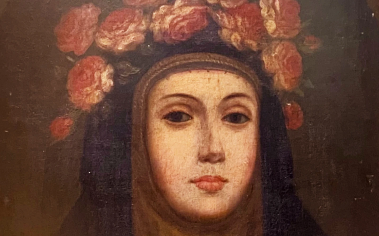 Pintura de Santa Rosa de Lima en la capilla del Monasterio donde murió?w=200&h=150