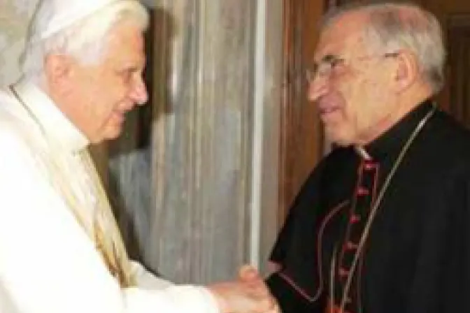 Cardenal Rouco agradece al Papa Benedicto XVI su cercanía con España