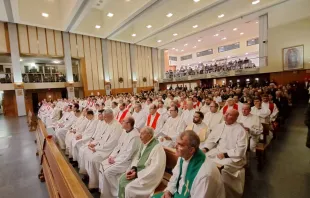 Más de 100 sacerdotes participaron en el I Retiro de Emaús para presbíteros en España. Crédito: Nicolás de Cárdenas / ACI Prensa