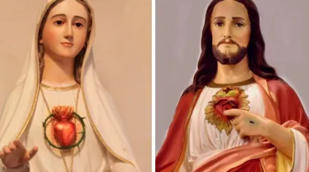 Inmaculado Corazón de María y el Sagrado Corazón de Jesús