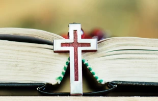 Los Salmos de esperanza en la Biblia Crédito. Bushko Oleksandr - Shutterstock