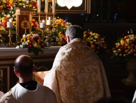 De la oscuridad a la luz, así se celebró a San Francisco de Asís en Tierra Santa