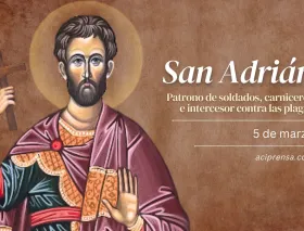 Today we celebrate Saint Adrian, a Roman soldier who converted when he saw the faith of Christians.