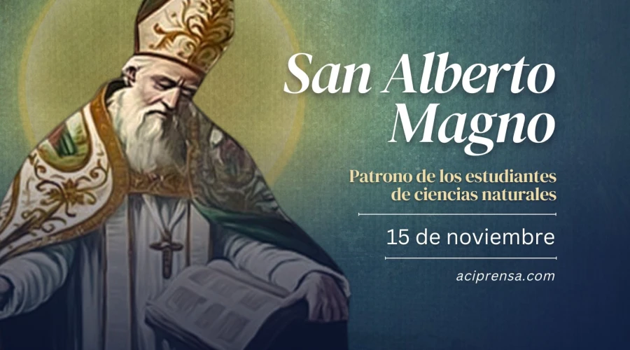 Santo del día 15 noviembre: San Alberto Magno. Santoral católico | ACI  Prensa