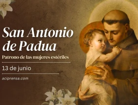 Hoy celebramos a San Antonio de Padua, el santo que tuvo en brazos a Jesús niño