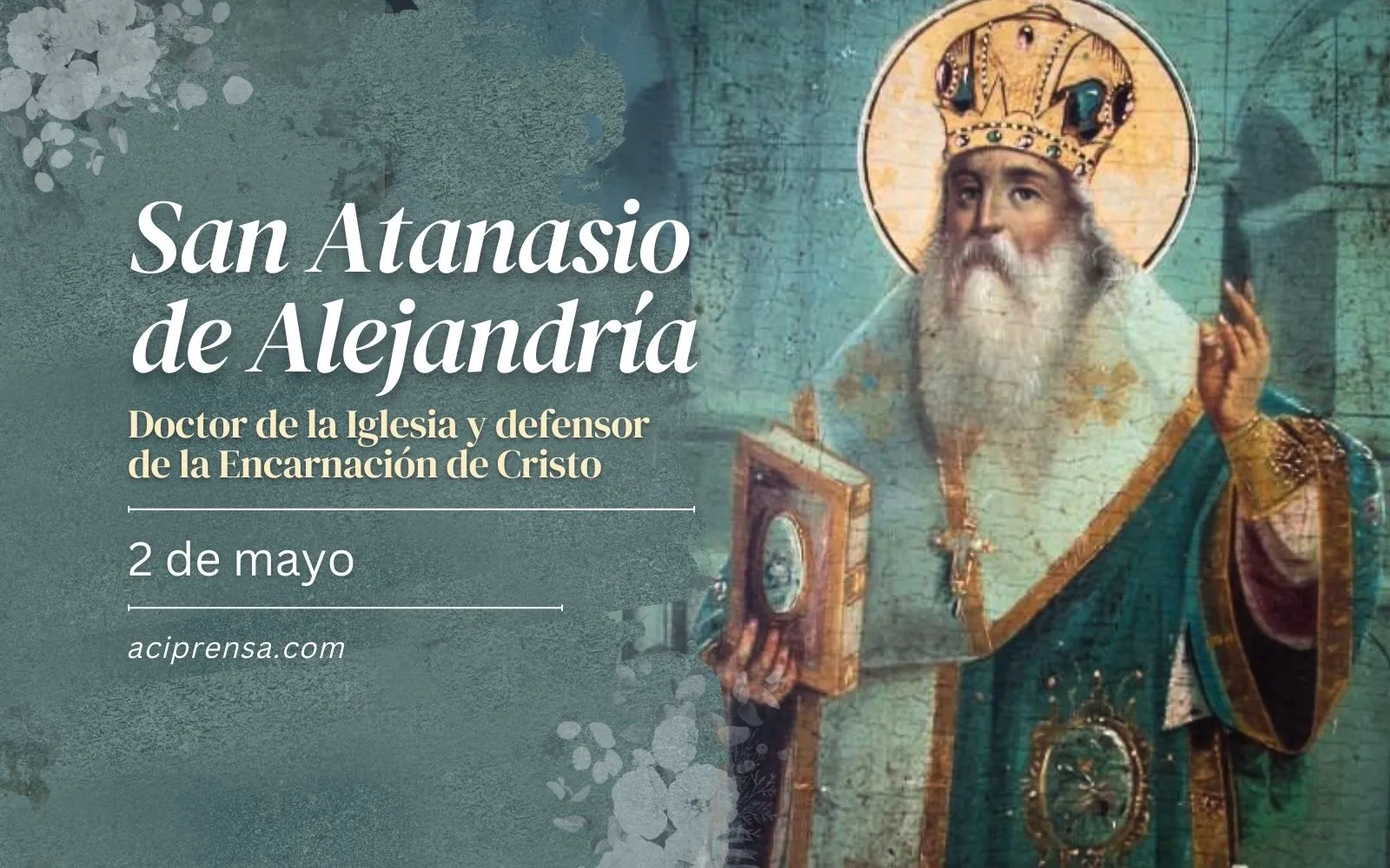 Saint of the day May 2: Saint Athanasius.  Catholic Saints