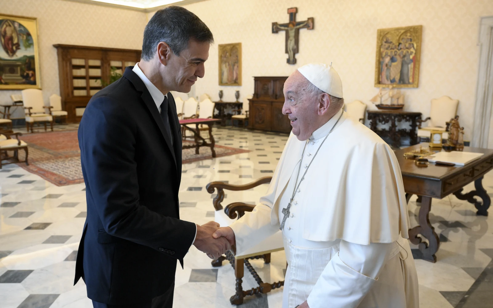 El Papa Francisco recibió al presidente del Gobierno de España, Pedro Sánchez el 11 de octubre de 2024.?w=200&h=150