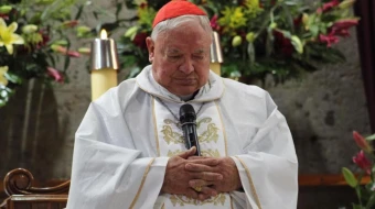 Misa del Cardenal D. Juan Sandoval Íñiguez en 2019 en el festejo de aniversario de Consagración Cardenalicia.