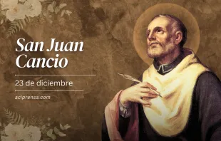 null San Juan Cancio, santo del día 23 de diciembre / ACI Prensa