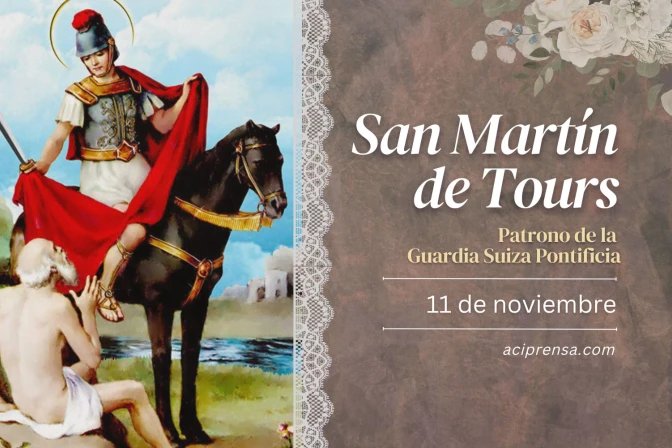 San Martín de Tours, patrono de la Guardia Suiza