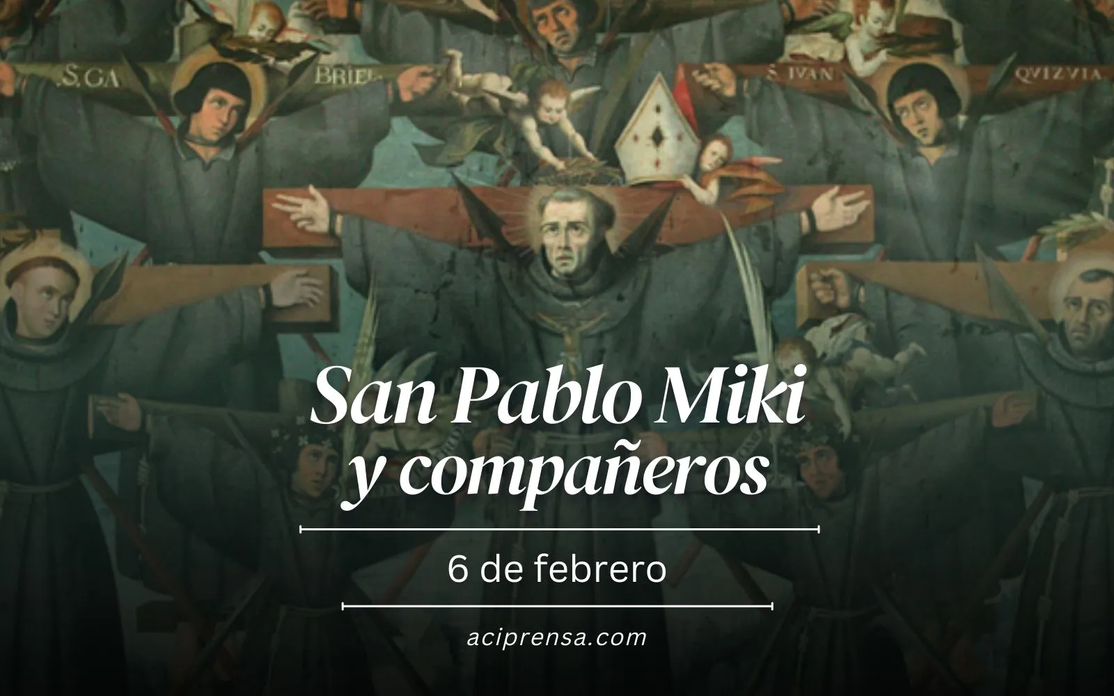 Saint of the day February 6: Saint Paul Miki and fellow martyrs in Japan.  Catholic Saints