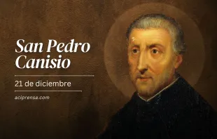  San Pedro Canisio, santo del día 21 de diciembre / ACI Prensa.