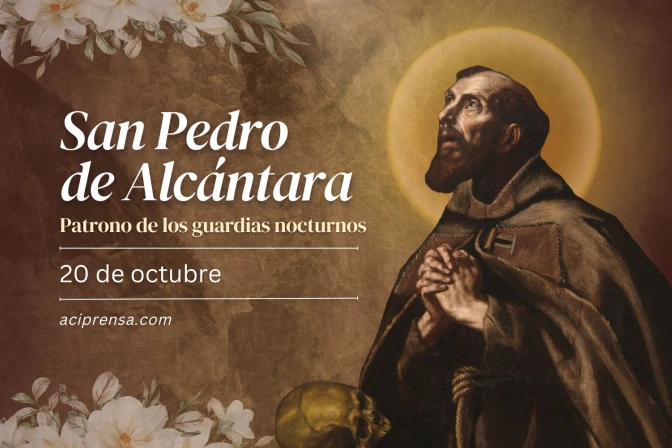 San Pedro de Alcántara, patrono de los guardianes nocturnos