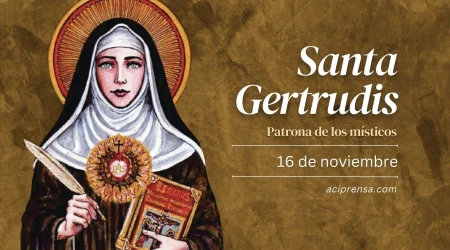 Santa Gertrudis, patrona de místicos