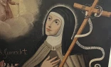 Imagen de Juana de la Cruz en el  Monasterio y Santuario de Santa María de la Cruz