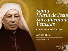 Hoy celebramos a Santa María de Jesús Sacramentado Venegas, primera santa nacida en México