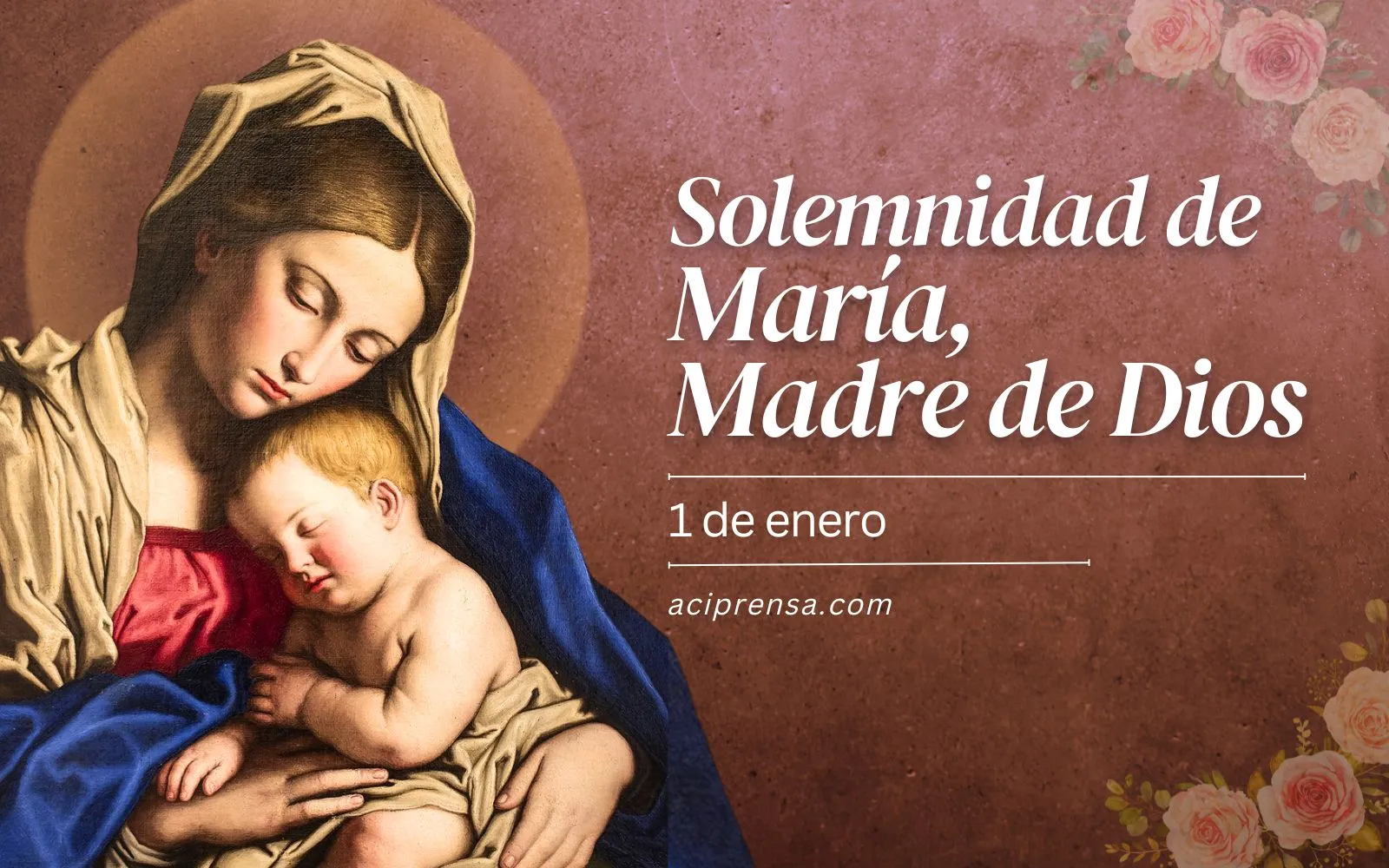 Feliz día de Madre Virgen María y todas las madres de la tierra