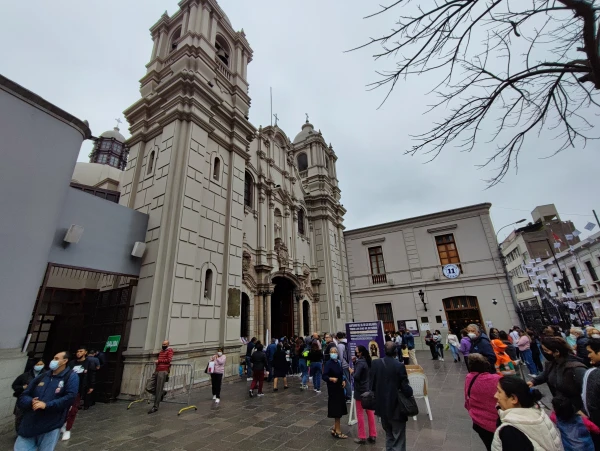 Sanctuary of the Nazarenas in Lima (Peru). Credit: David Ramos / ACI Press.