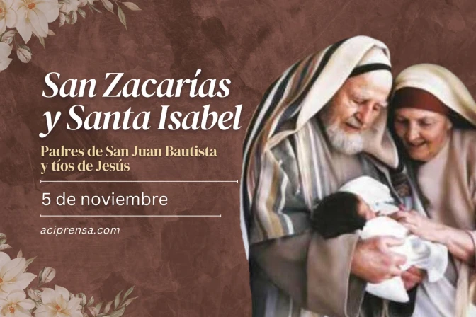 San Zacarías y Santa Isabel, padres de San Juan Bautista