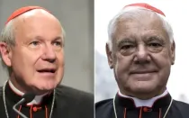 Cardenales Cardenal Christoph Schönborn y Gerhard Ludwig Müller