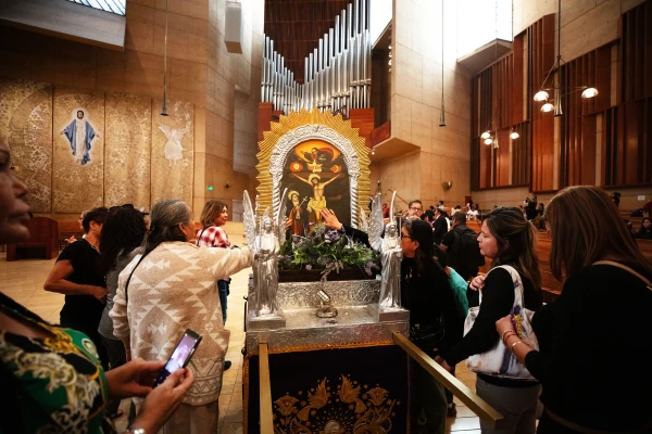 El Señor de los Milagros en Los Angeles. Victor Alemán/Angelus News