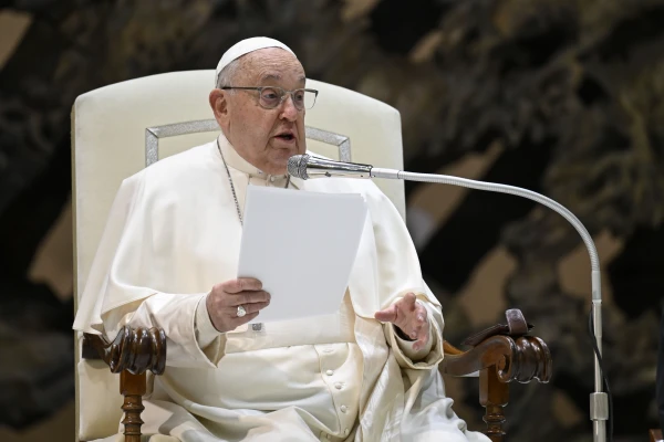 The Pope at the General Audience this Wednesday, January 15. Credit: Vatican Media