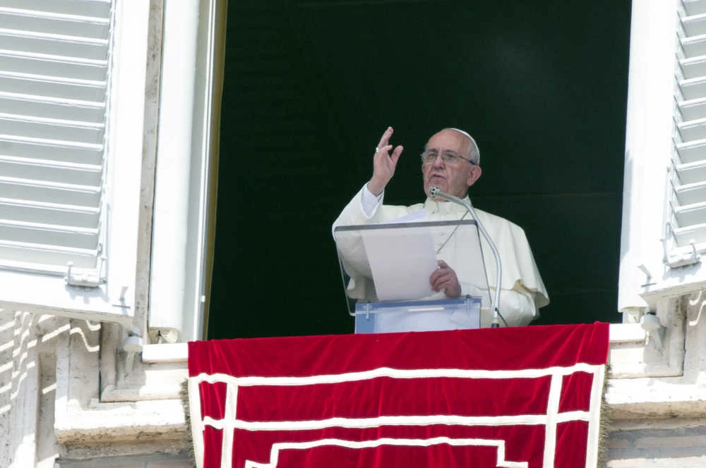 El Papa en el Ángelus. Foto: L'Osservatore Romano