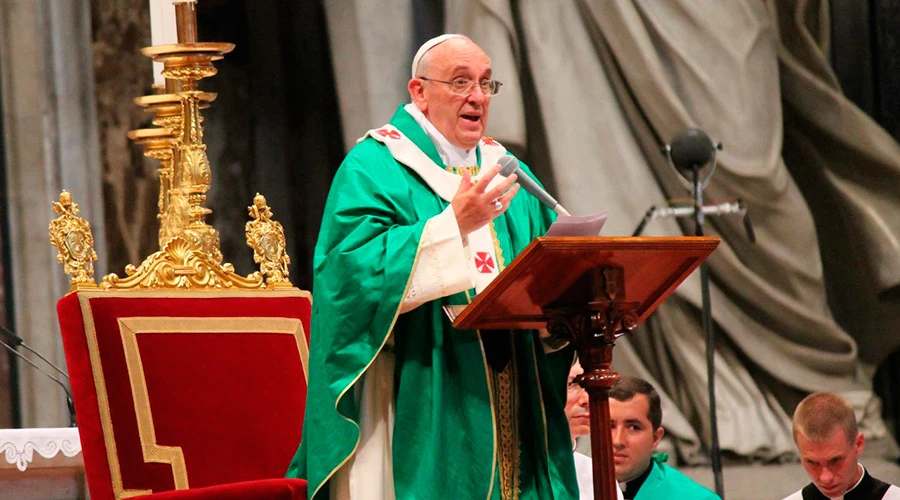 Papa Francisco. Foto referencial Lauren Cater / ACI Prensa