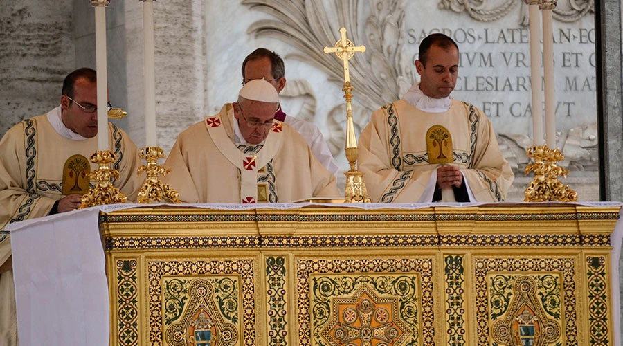 Papa Francisco. Foto: Daniel Ibañez / ACI Prensa.