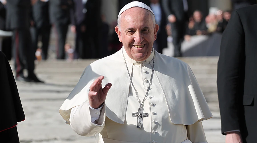 El Papa Francisco en la Plaza de San Pedro. Foto: Bohumil Petrick (ACI Prensa)