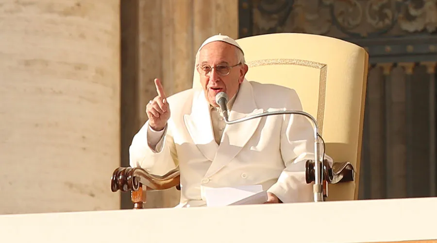 El Papa Francisco. Foto: Daniel Ibáñez / ACI Prensa