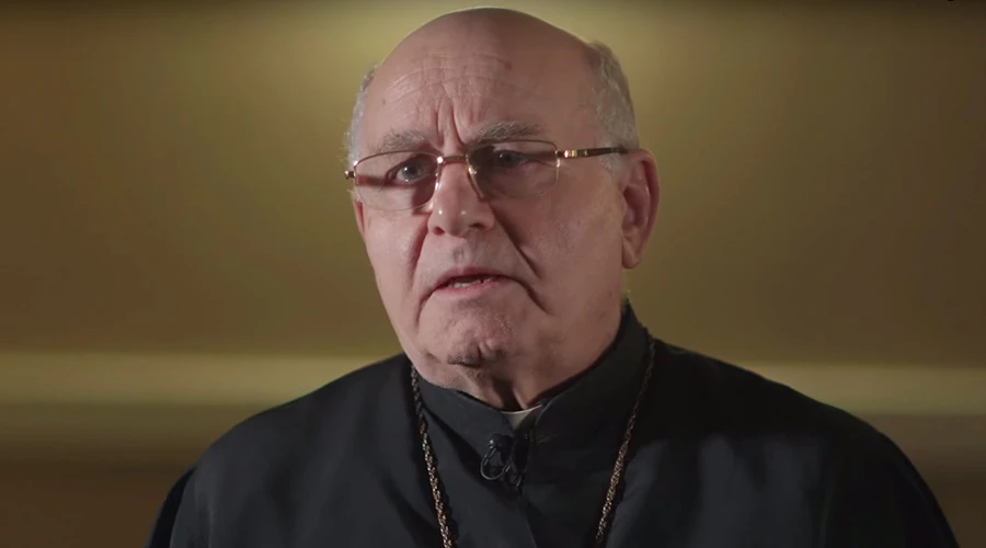 Mons. Jean-Clément, Arzobispo de Aleppo (Siria). Imagen captura Youtube