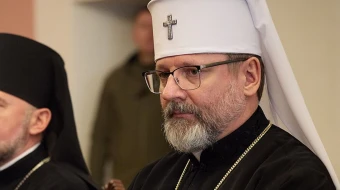 Su Beatitud Sviatoslav Shevchuk, Arzobispo Mayor en Kiev de la Iglesia greco-católica ucraniana.