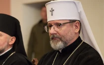 Su Beatitud Sviatoslav Shevchuk, Arzobispo Mayor en Kiev de la Iglesia greco-católica ucraniana.