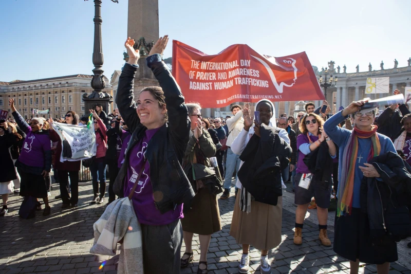 Cientos de jóvenes de todo el mundo alzarán su voz junto al Papa Francisco e contra la trata