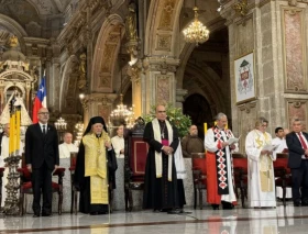 En Te Deum Ecuménico, Mons. Chomali llamó a un “gran acuerdo nacional” por Chile