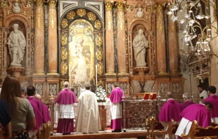 Te Deum celebrado en la catedral de Sevilla ante Nuestra Seu00f1ora de la Antigua en el V Centenario de la primera vuelta al mundo en barco. Cru00e9dito: Archidiu00f3cesis de Sevilla (Espau00f1a). 