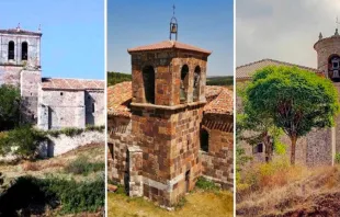 Varios de los templos que necesitanm urgente reparación en la Archidiócesis de Burgos. Crédito: Archidiócesis de Burgos 