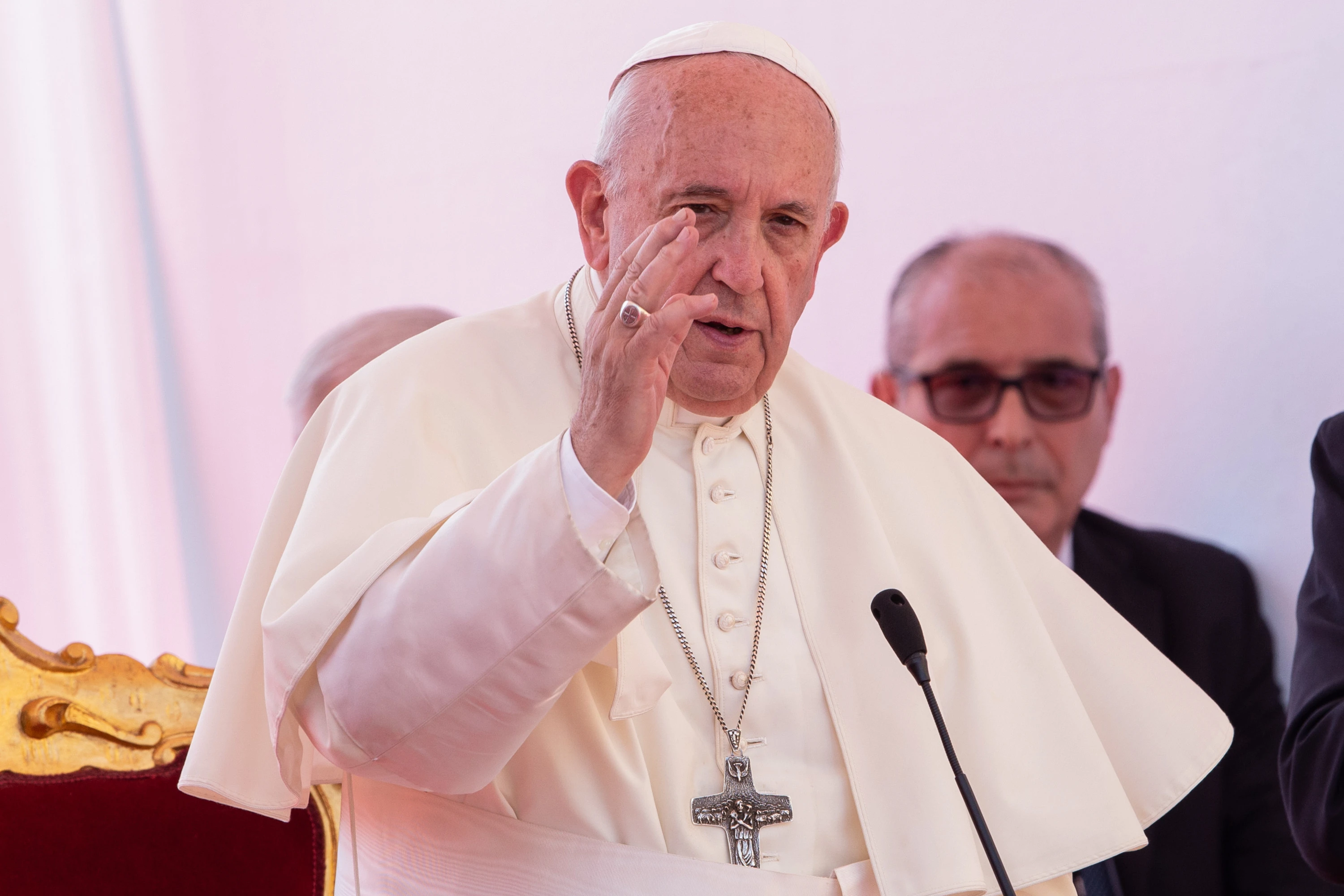 El Papa Francisco participando en un encuentro sobre teología en Nápoles, el 21 de junio de 2019.?w=200&h=150