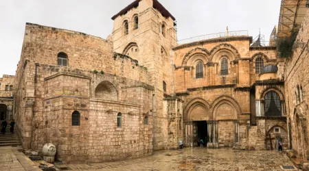 Entrada a la Iglesia del Santo Sepulcro